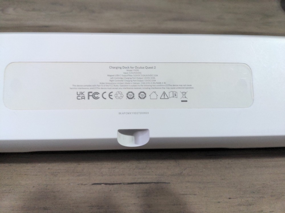 Oculus Meta Quest 2 VR Headset 128GB + Controller Pair + Anker Charger