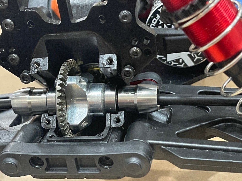 Stainless Steel Solid Axle Diff Differential Locker for Arrma 6S BLX Notorious