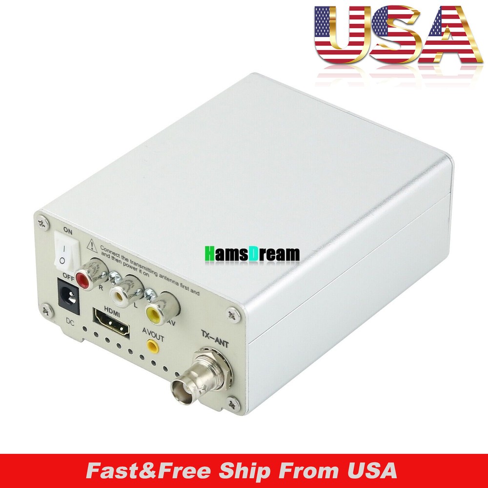 TV-TX200 VHF/UHF Analog TV Transmitter Support HD/AV Input Analog Signal#US