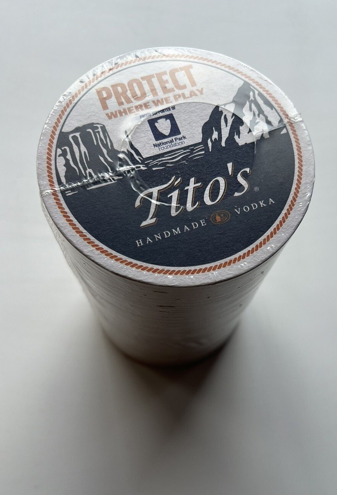 Tito's Handmade Vodka Coasters 125 Pieces Disposable