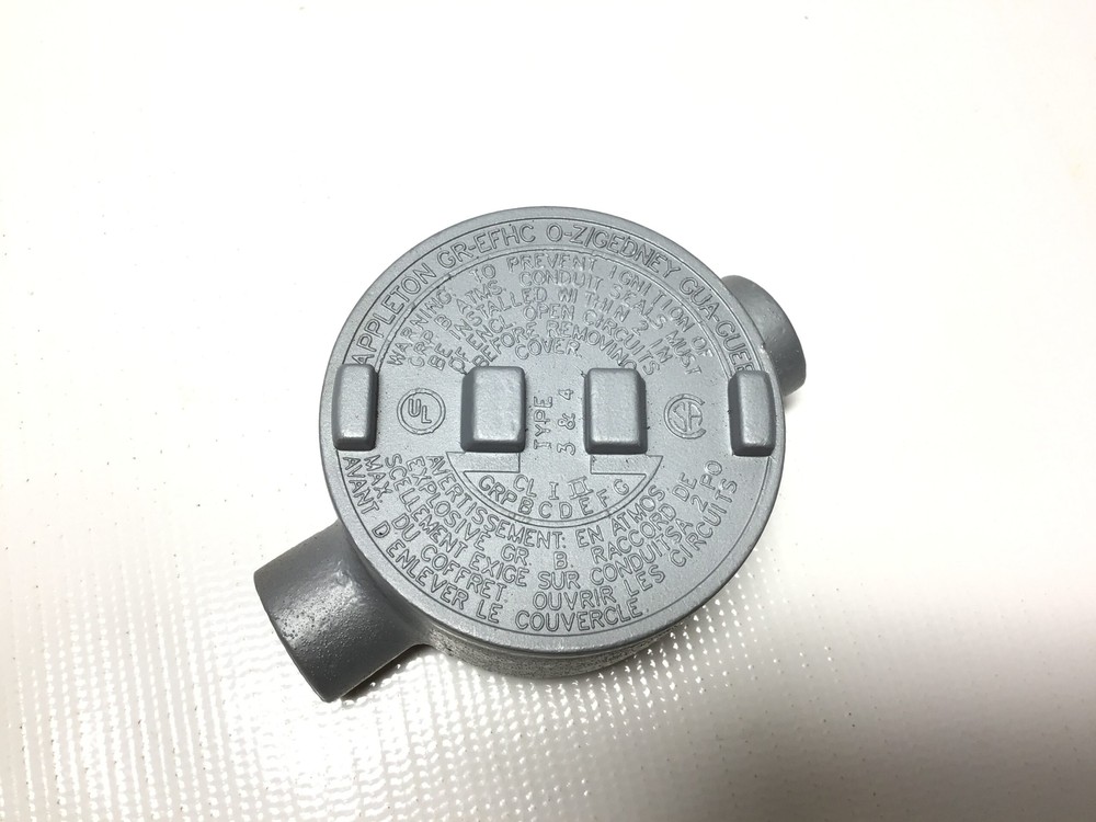 Appleton Electric GRC75 Electrical Conduit Outlet Iron Body 3/4" Type C 