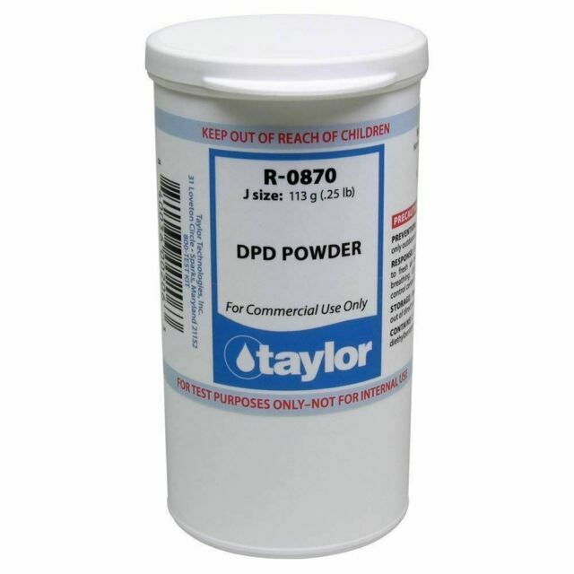 Taylor Technologies R-0870-J DPD Powder (0.25 lb) for Pool Water Testing