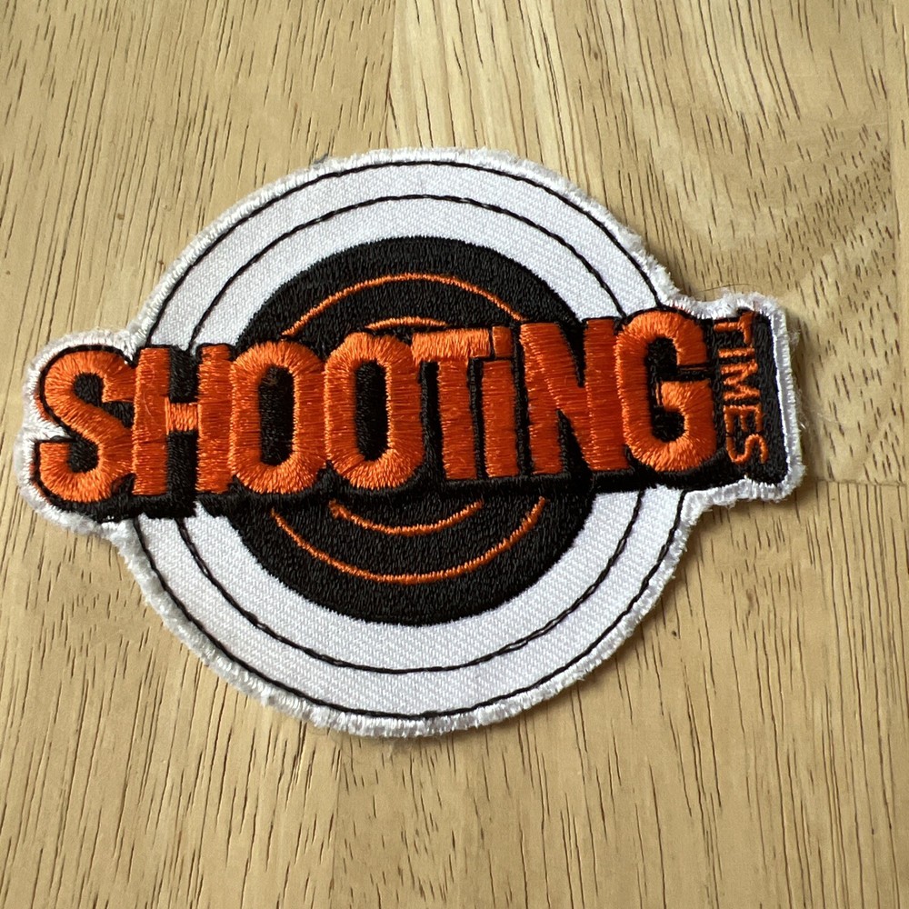 SHOOTING TIMES EMBROIDERED PATCH