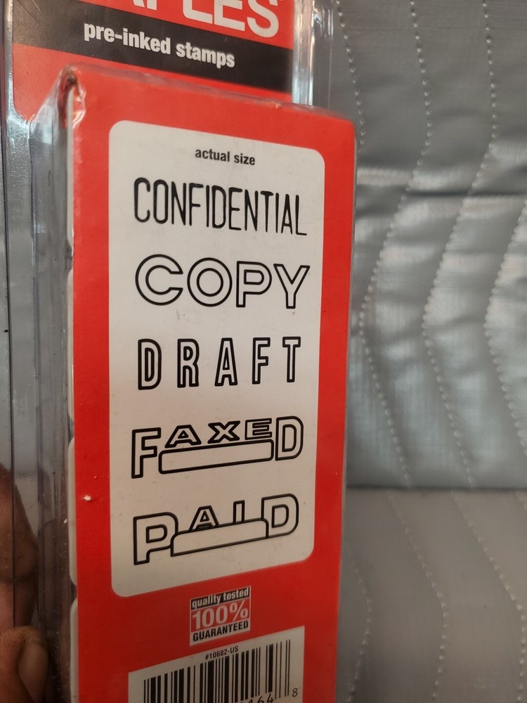 Staples Self Inking Stamp Bundle