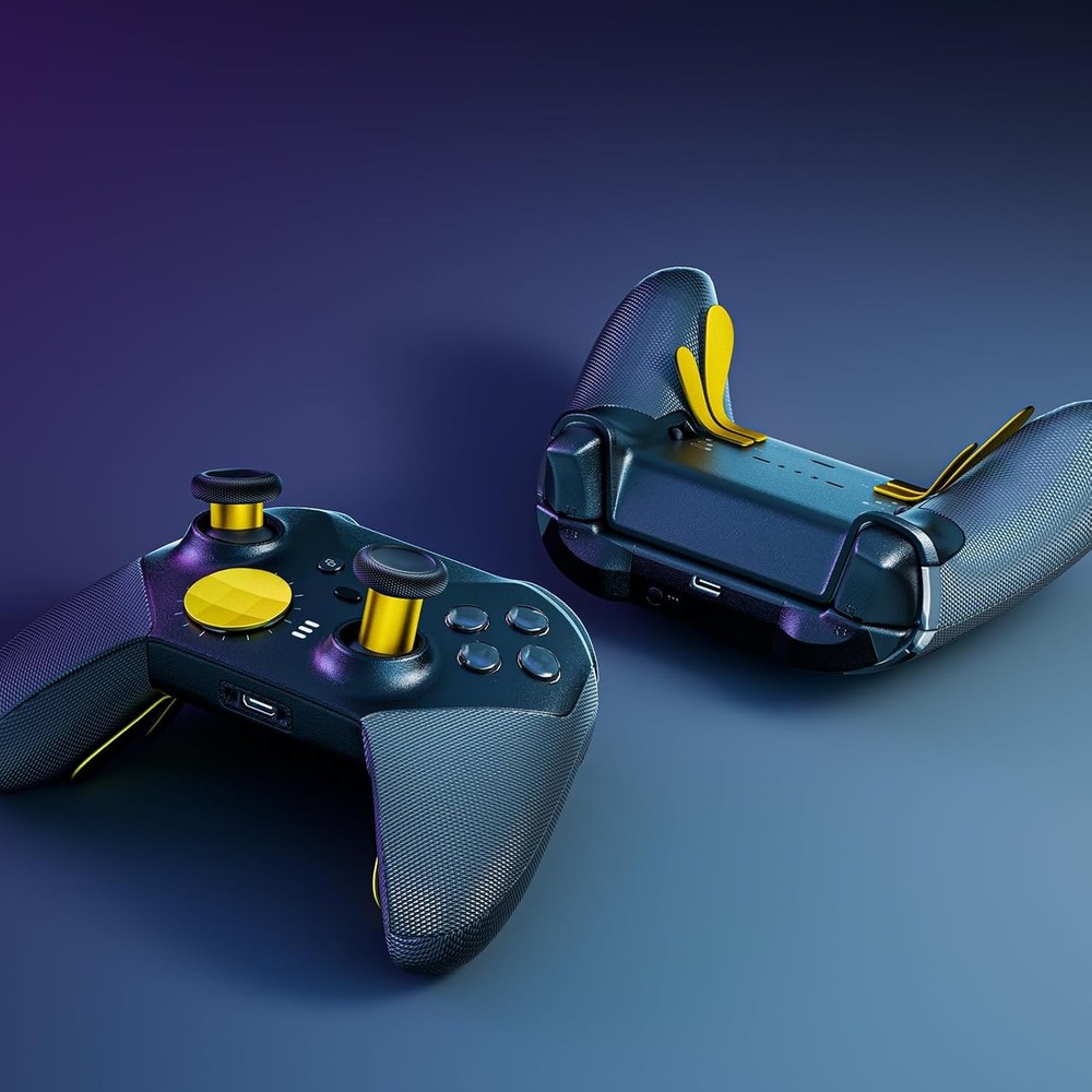 14-in-1 Controller Accessories Kit Compatible with Xbox Elite Bright Gold