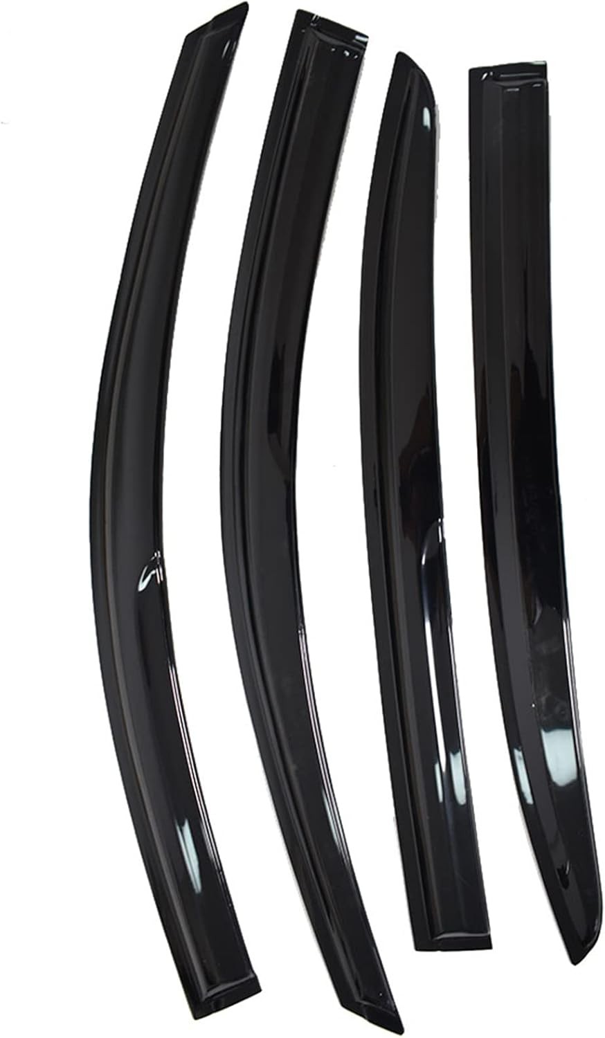 Window Visors Rain Guards Deflectors - 4-Pack Side Window Deflector Vent Shade