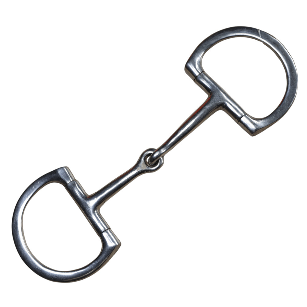 Dee Ring Snaffle Single Break Pinchless in Stainless Steel - 5"