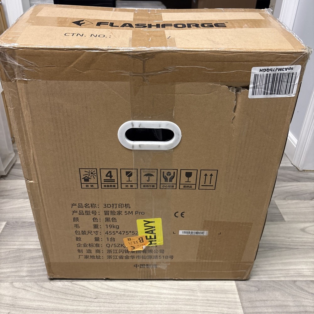 FLASHFORGE 3D Printer Adventurer 5M Pro Fully Enclosed Camera 600mm/s High Speed