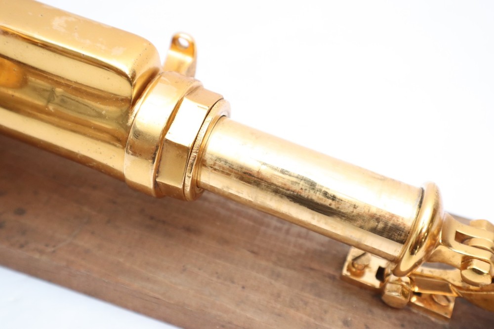 Vintage Solid Brass Maritime Nautical Marine Galley Hand Pump