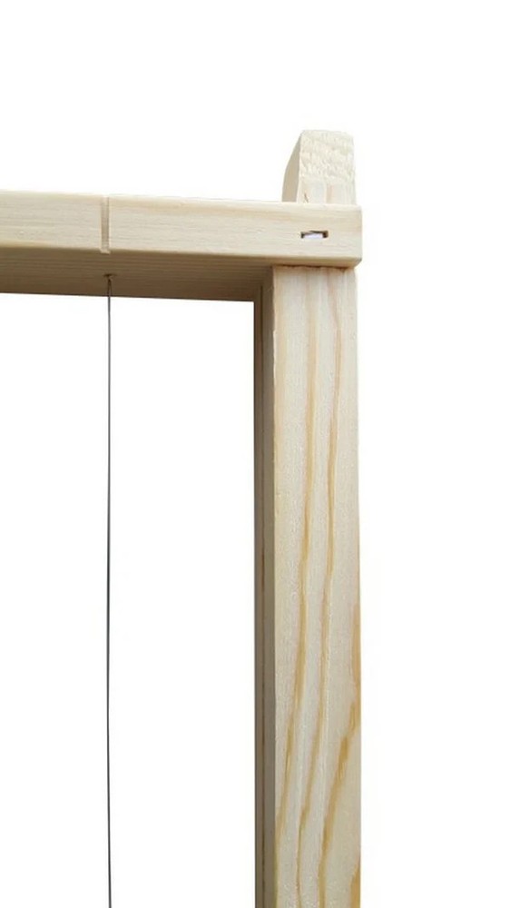 Assembled Wax Embedded Full Depth New Zealand pine Beehive Frames