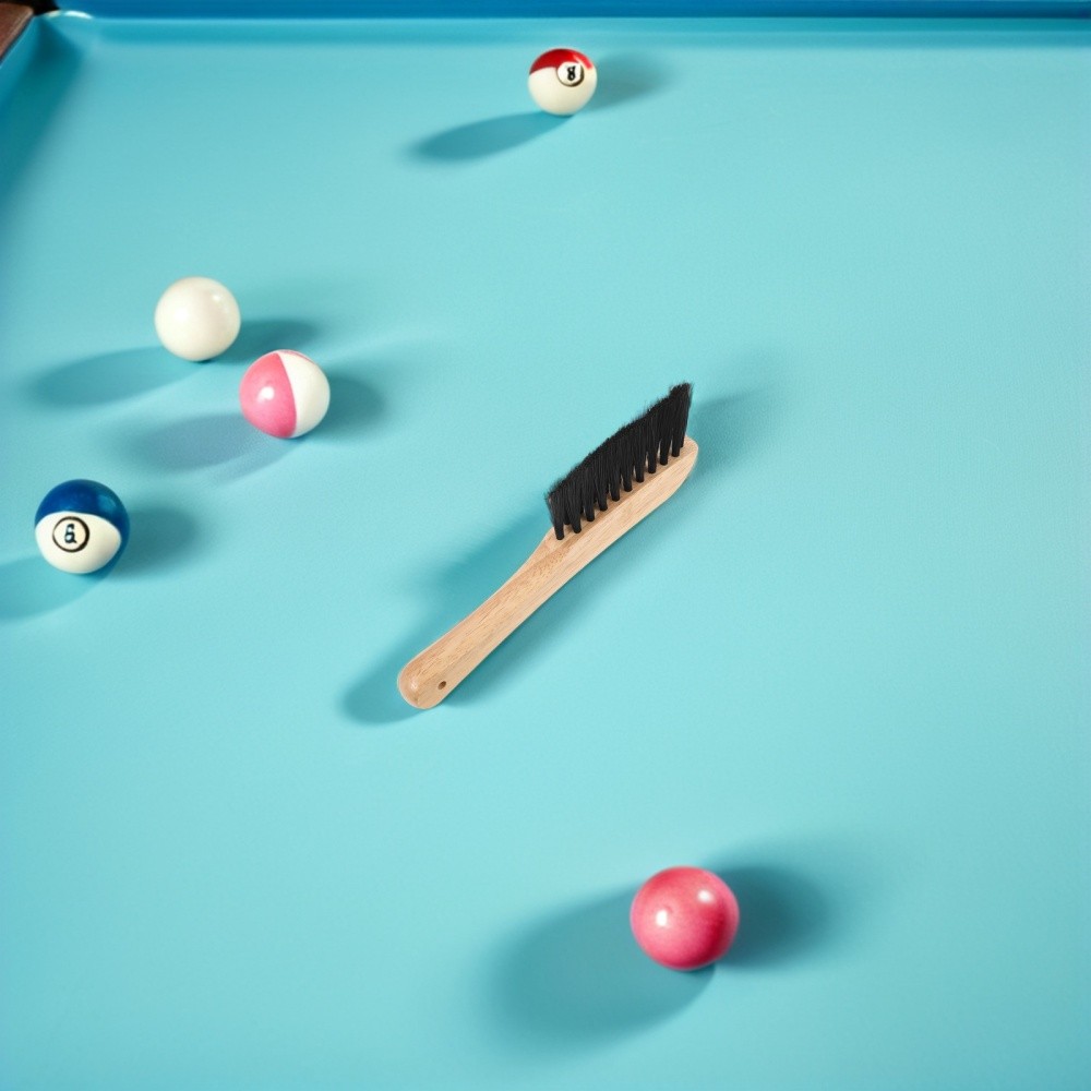 2 Pcs Pool Table Cleaning Brush Billiard Scrubber Snooker Felt Tool