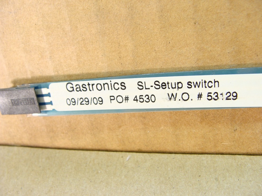 GASTRONICS set up pad switch SL-SETUPPAD SL-100