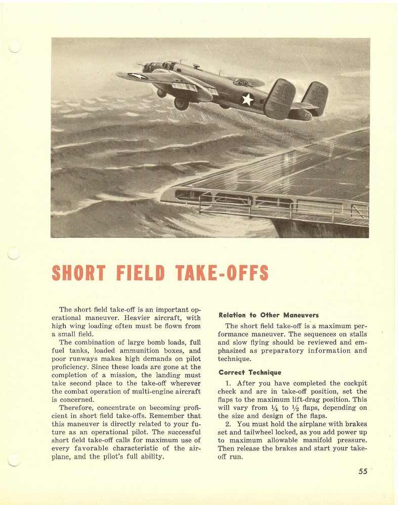 REPRINT 1944 ADVANCED 2-ENGINE FLYING PILOT TRAINING MANUAL