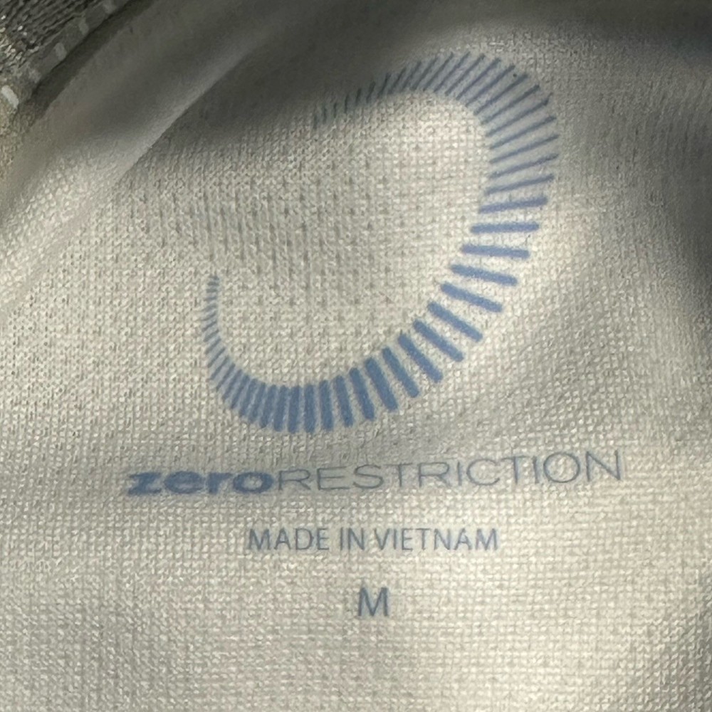 Zero Restriction Z425 1/4 Zip Pullover Mens M Skyway Blue White Performance Golf