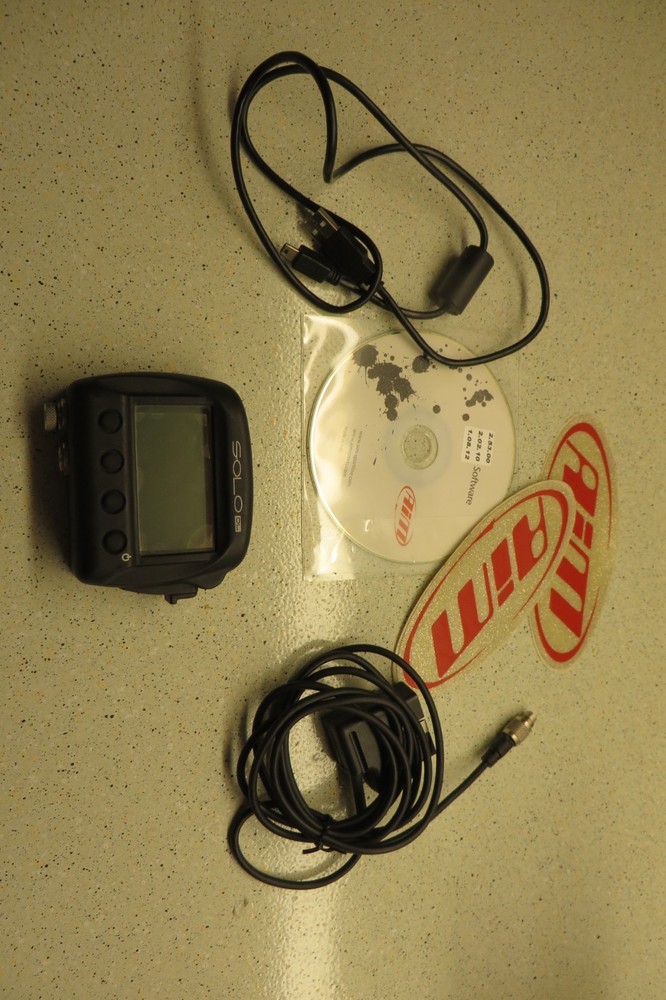 AIM SOLO DL GPS Laptimer OBD-2 communications