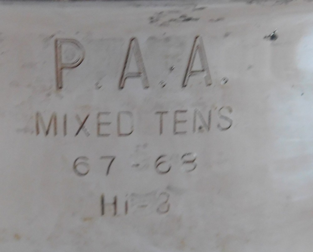 Footed Silver Plate Bowl Prize Trophy Pittsburgh Athletic Association (#CH219)