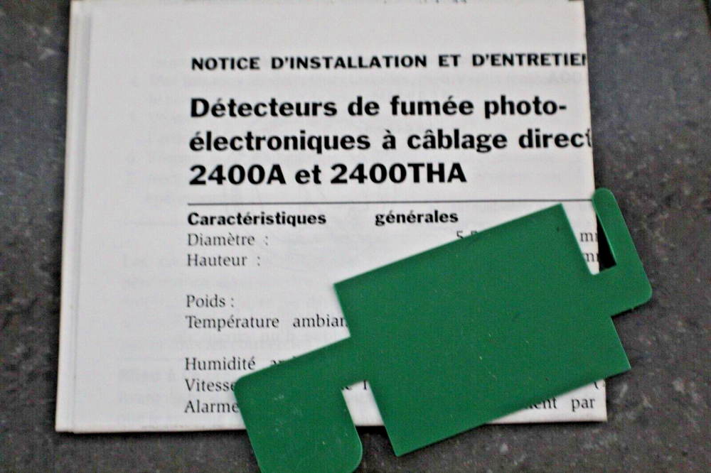 SYSTEM SENSOR 2400A DIRECT WIRE PHOTOELECTRIC SMOKE DETECTOR