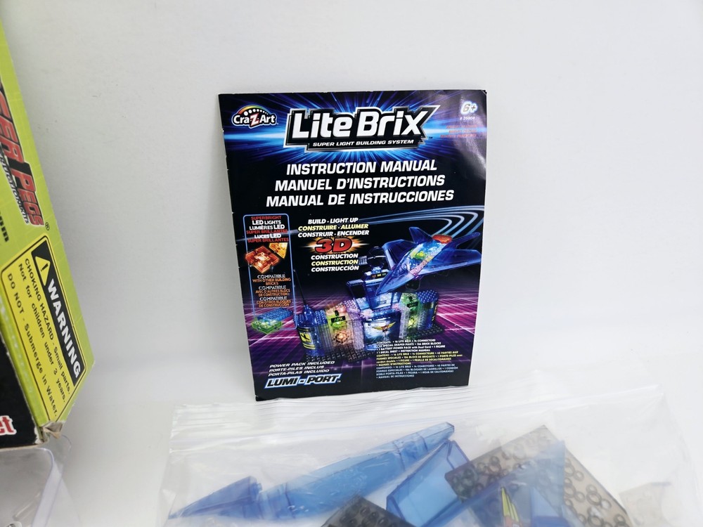 Laser Pegs Lighted Construction Kits Boxed Set Plus Lite Brix Set
