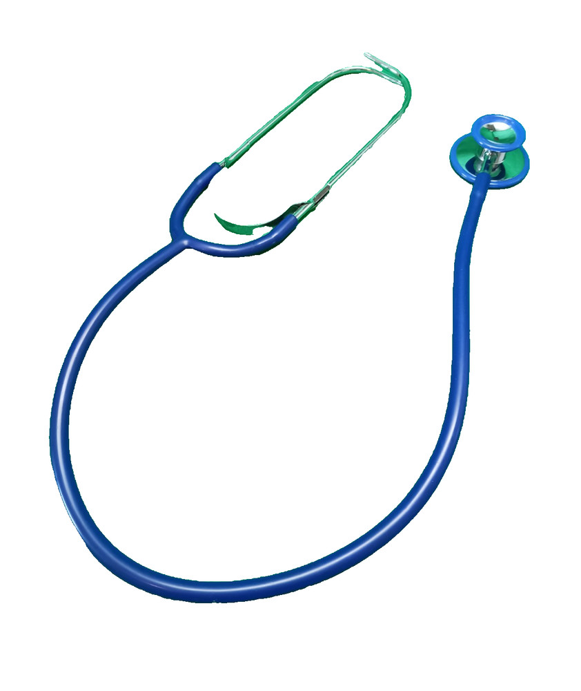 Unbranded Dual Head Stethoscope Blue Needs Ear Tips