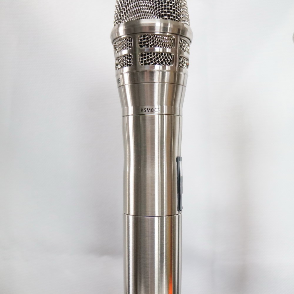 AD4D KSM8 Metal Silver Handheld Wireless Microphone System High Quality