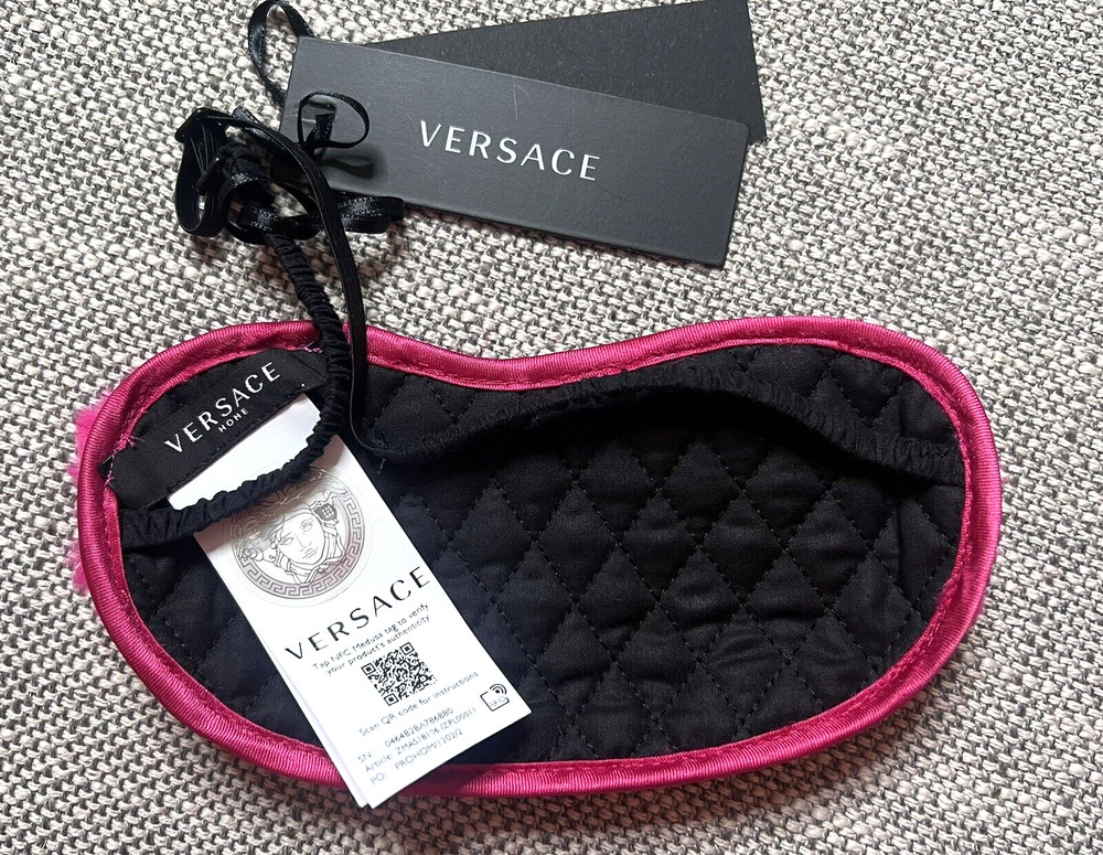 VERSACE PINK SLEEP MASK NEW WITHOUT BOX
