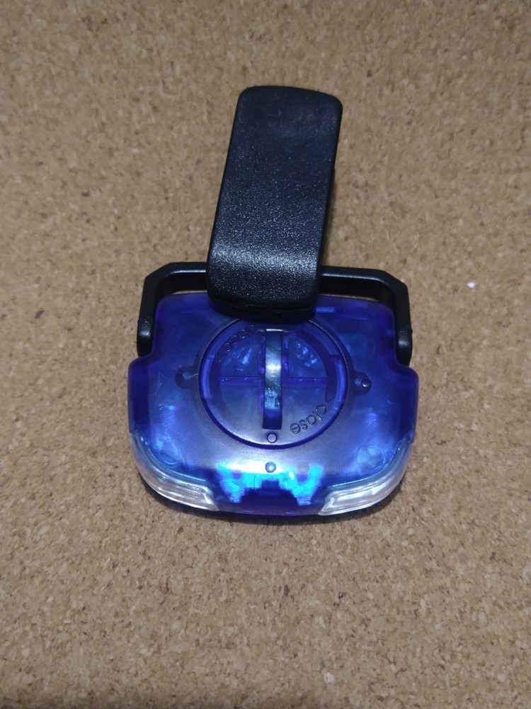 Blue Adjustable Magnifying Light With Clip