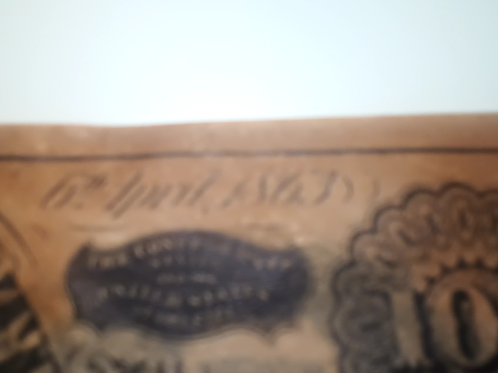 $100 1863 "Fake" Lucy Pickens Confederate currency reproduction