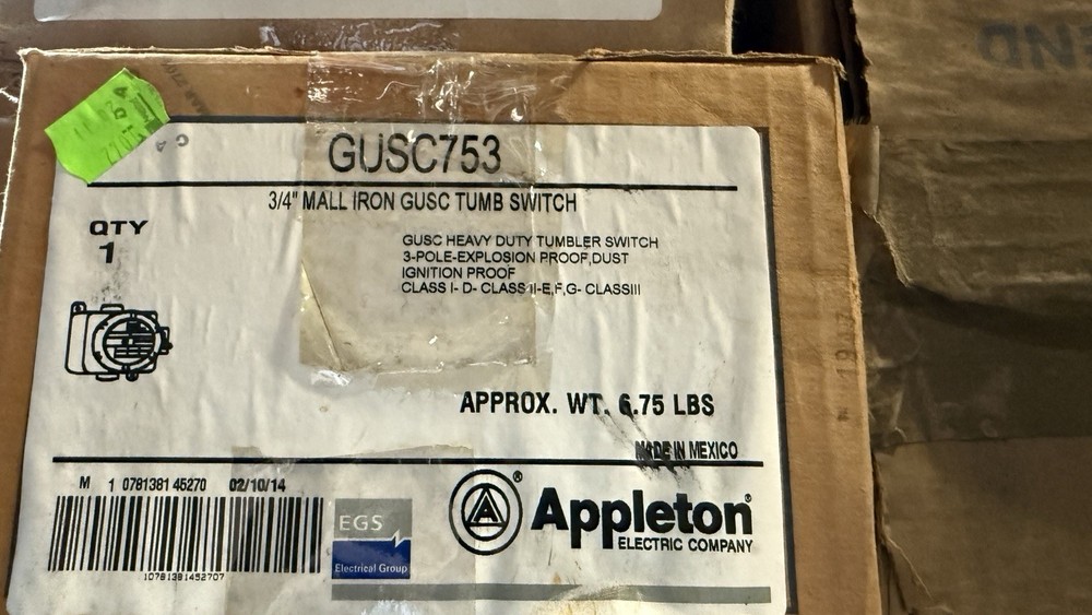 Appleton GUSC75-3 New