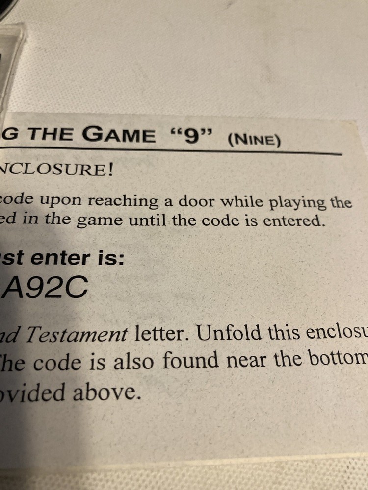 GT Interactive Software 9 Tribeca T Last Macintosh Format CD ROM w/ Pamphlet Use