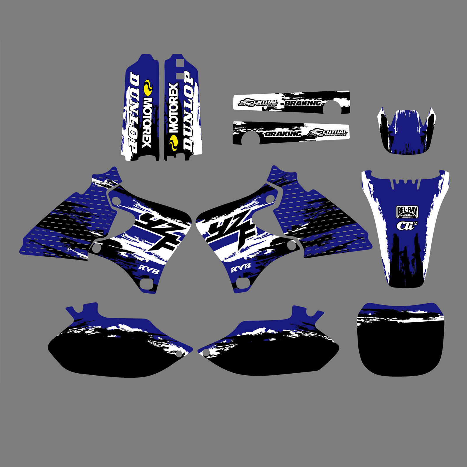 Team Graphics Decals Stickers For Yamaha YZ250F YZ400F YZ426F 1998 99 00 01 2002