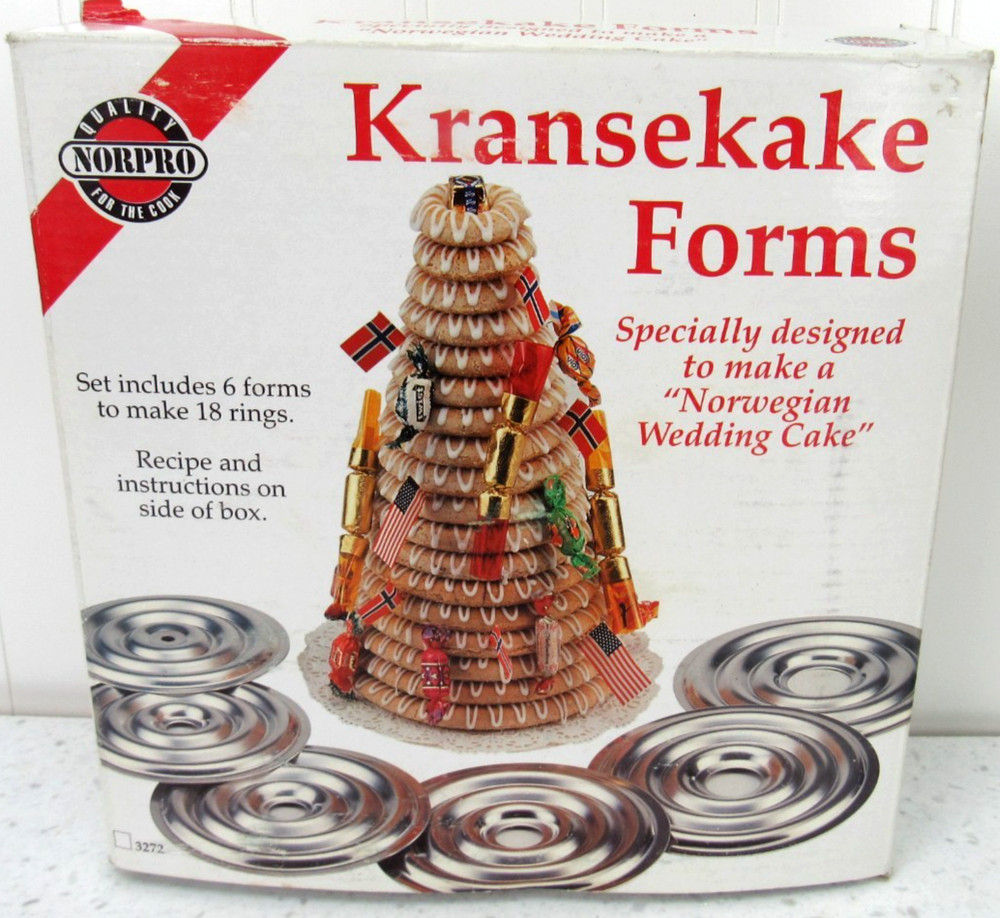 Norpro Cake Forms Nonstick Kransekake Norwegian Dessert Ring Tower
