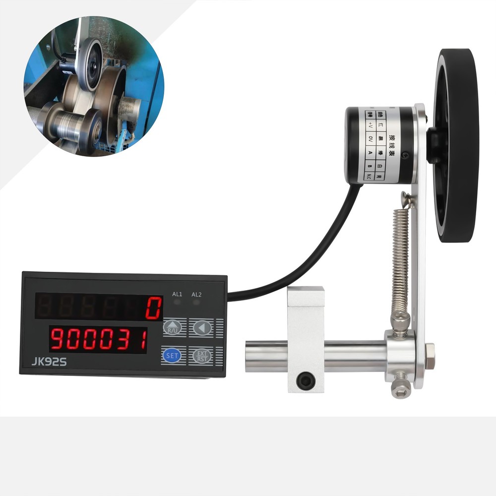 Digital Length Meter Rolling Wheel Electronic Length Measure Tool Meter Counter