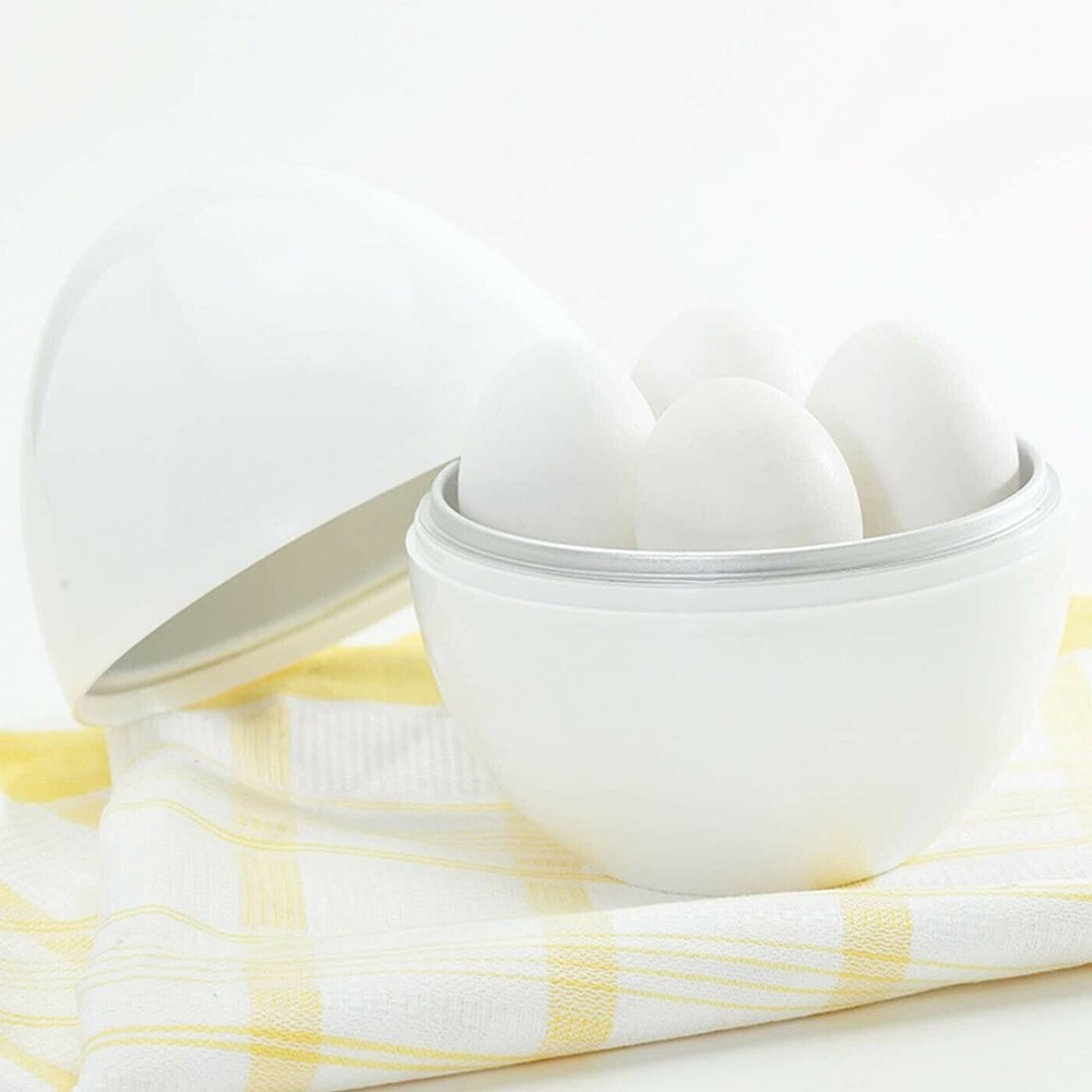 1pc Microwave Egg Boiler Home Egg Shape Cooker Simple Steamer