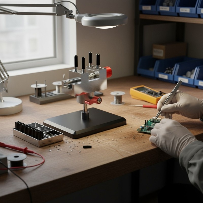 Professional Grade Adjustable Clamping Table Rustproof Design for Workshop