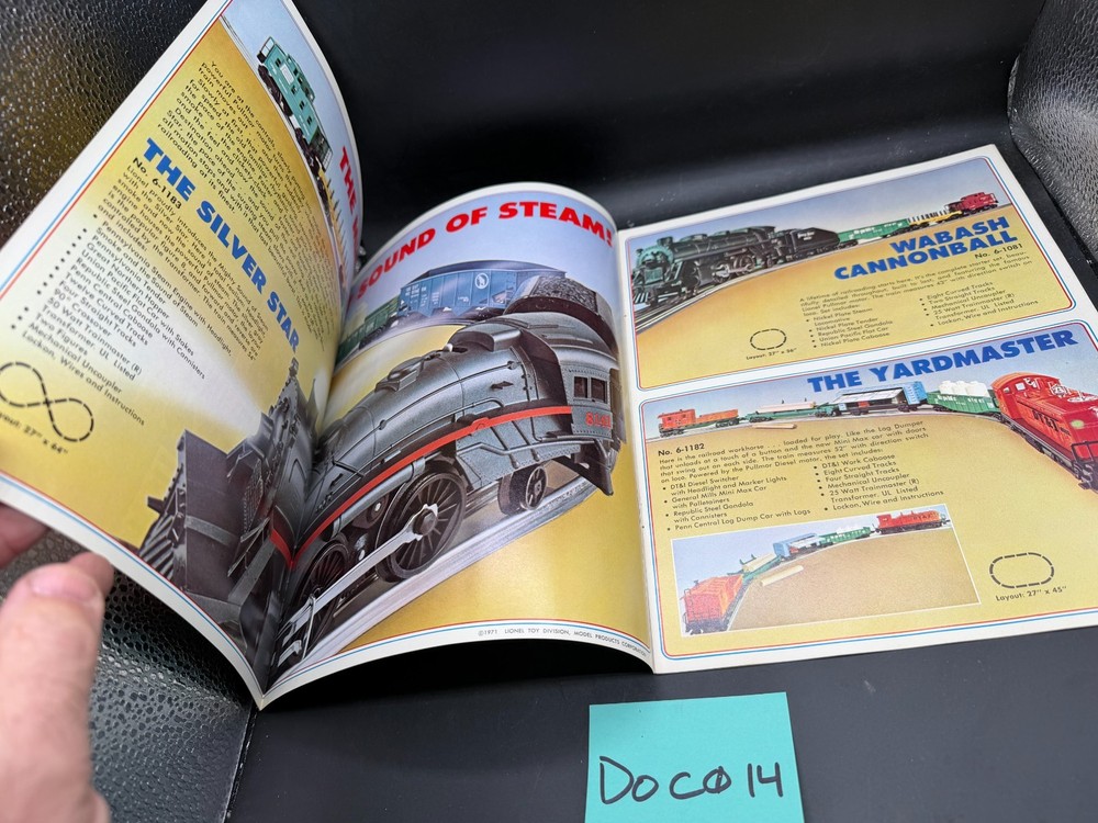 Lionel 1971 Train Catalog