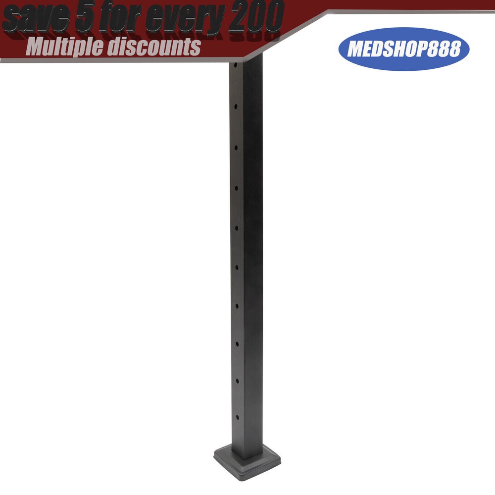 4PCS Adjustable Stainless Steel Cable Railing Posts 36" x 2" x 2"