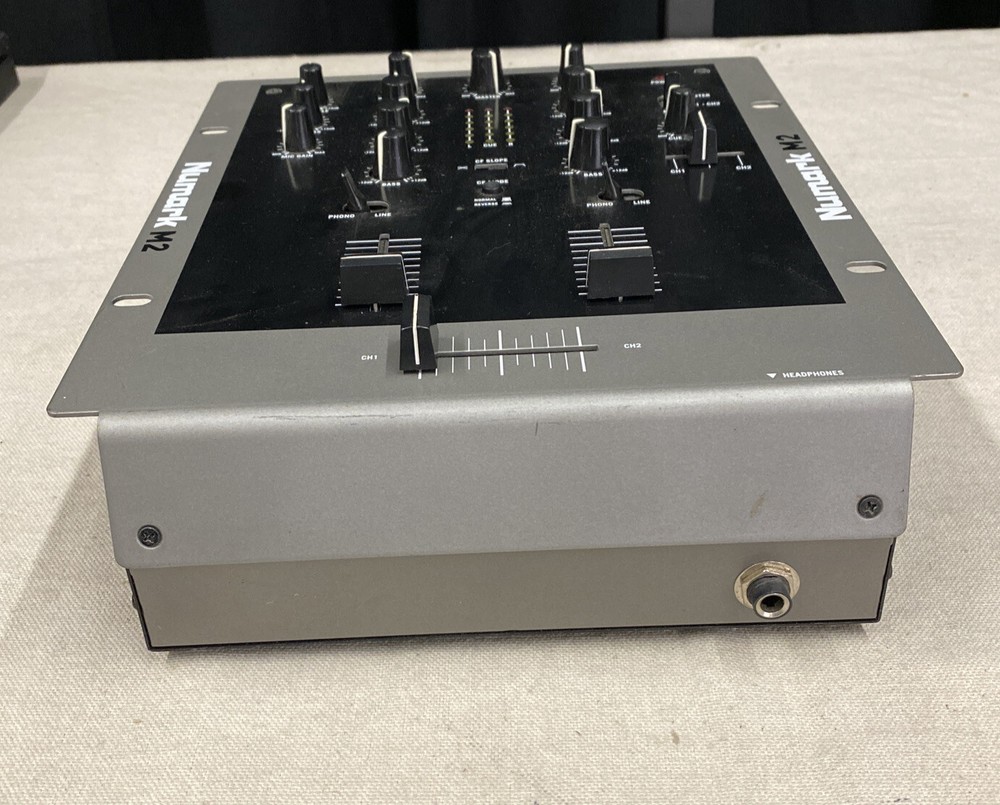 Numark M2 - 2-Channel DJ Scratch Mixer, Untested, No Power Supply