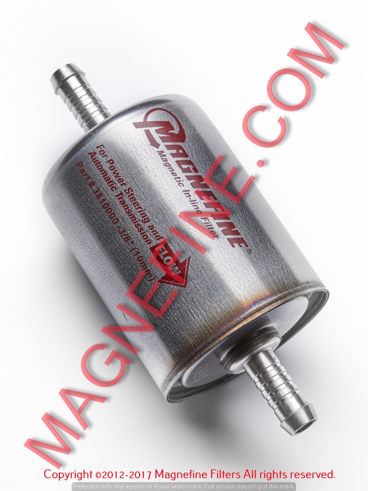 Magnefine 3/8" Inline Magnetic Transmission Filter Genuine Magnefine