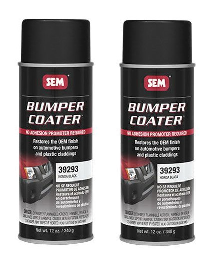 BUMPER COATER - Honda Black SEM-39293 (2 Pack)