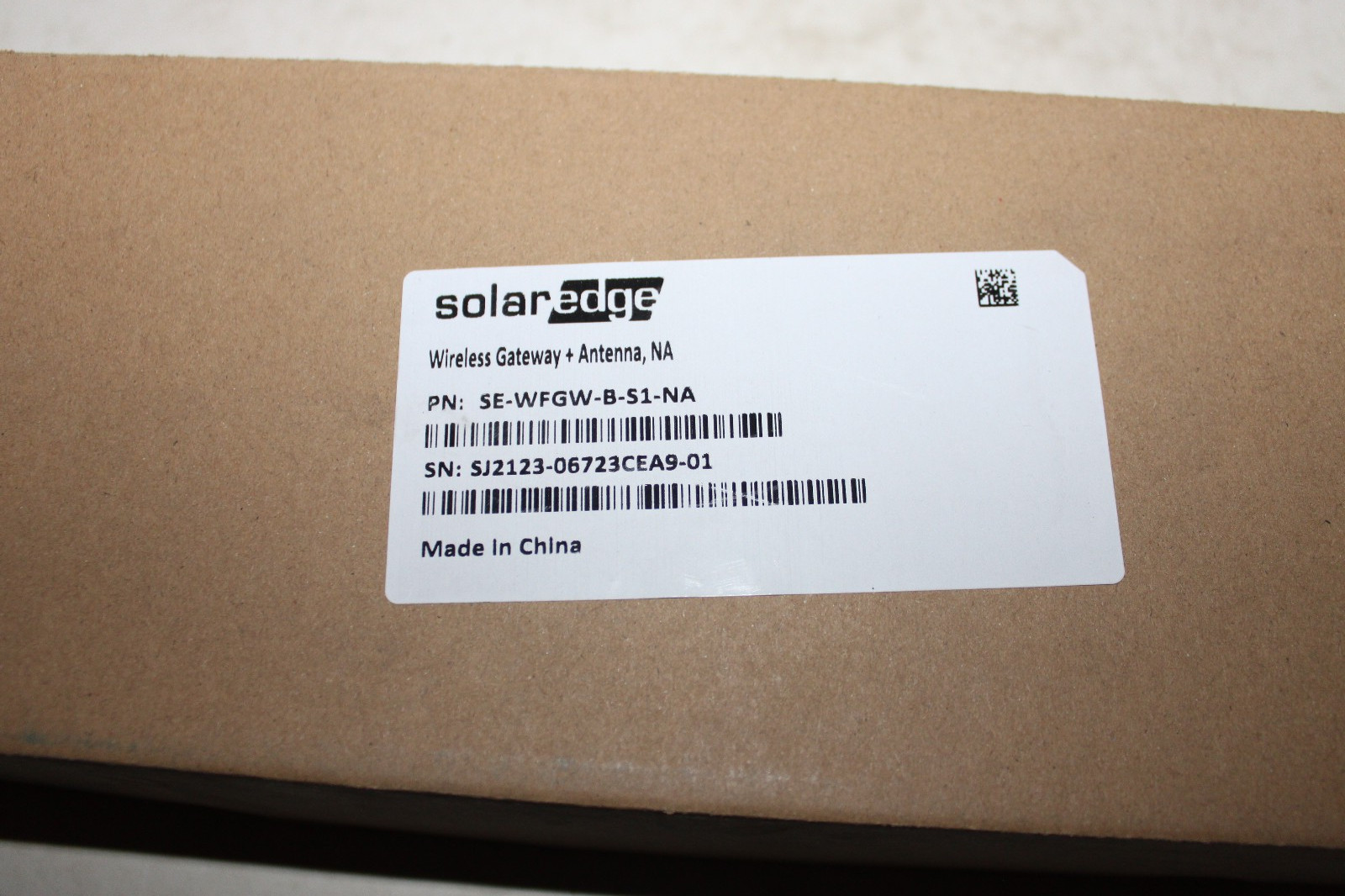 SolarEdge SE-WFGW-B-S1-NA Wireless Gateway & Antenna Kit - NEW IN BOX