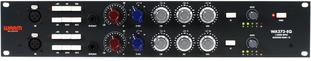 Warm Audio WA273-EQ 2-channel Microphone Preamp & EQ (2-pack) Bundle