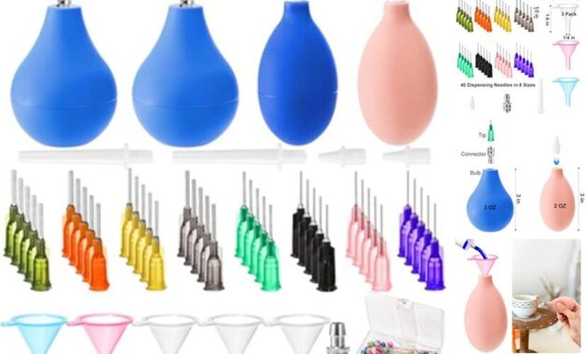 150 Pcs Pottery Tools Supplies, Ceramic Precision Applicator, Precision Tips