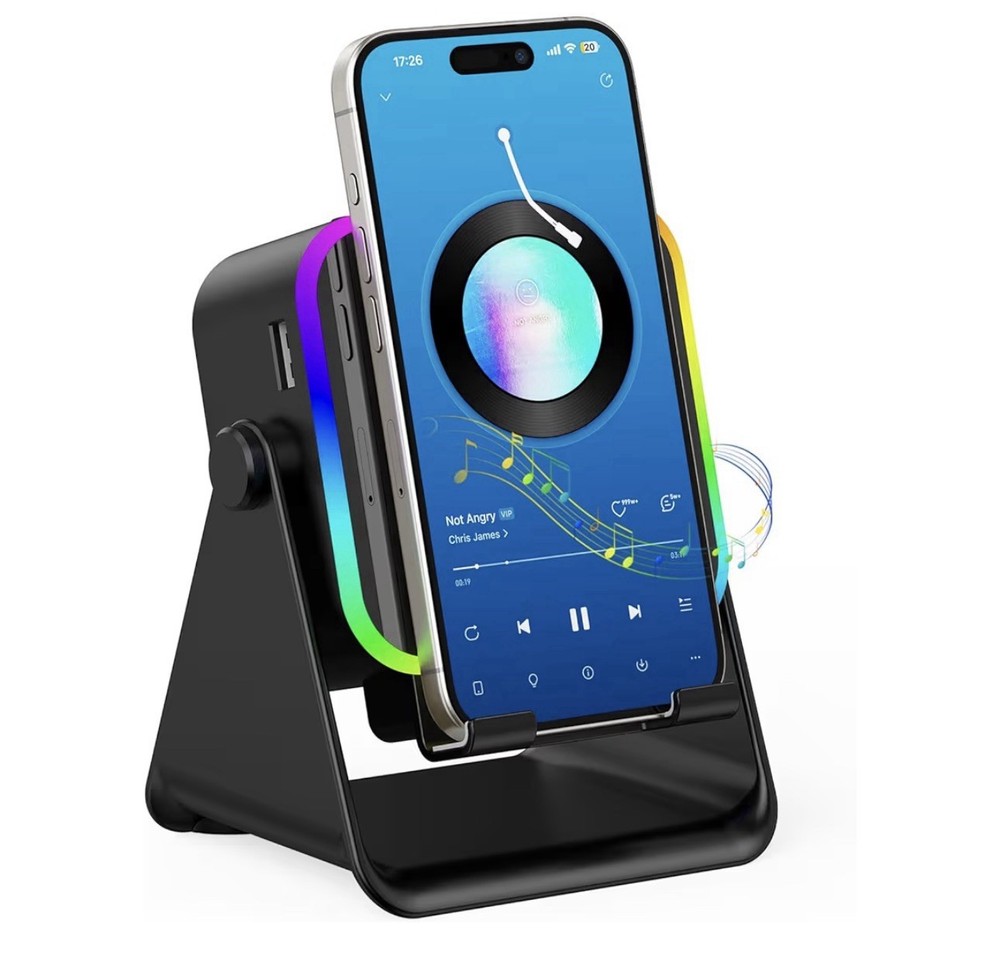 TARKARI Bluetooth Induction Audio Dock Emergency Charge for iPhone Android