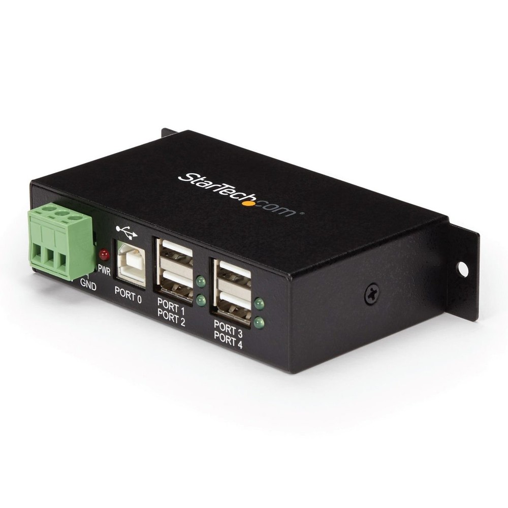StarTech Mountable 4 Port Rugged Industrial USB Hub