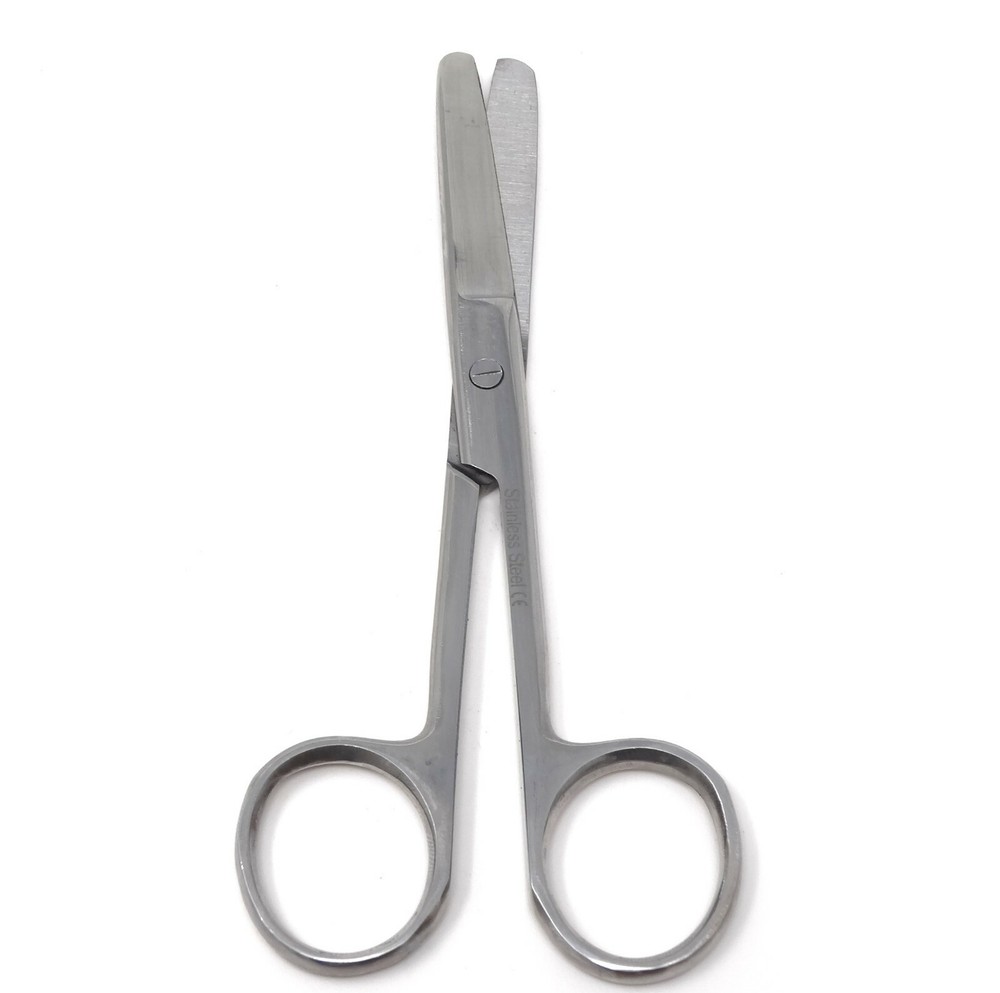 4.5" Operating Scissors Blunt / Blunt Straight Surgical Instruments