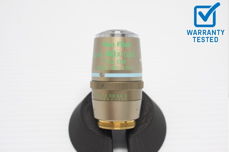 Nikon Plan Fluor ELWD 40x/0.60 Ph2 DM Microscope Objective Unit 15