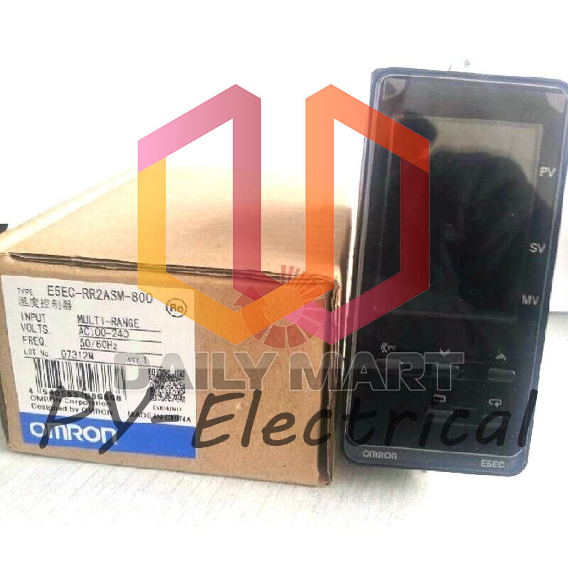New in box Omron Temperature Controller E5EC-RR2ASM-800 100-240VAC (1PCS)