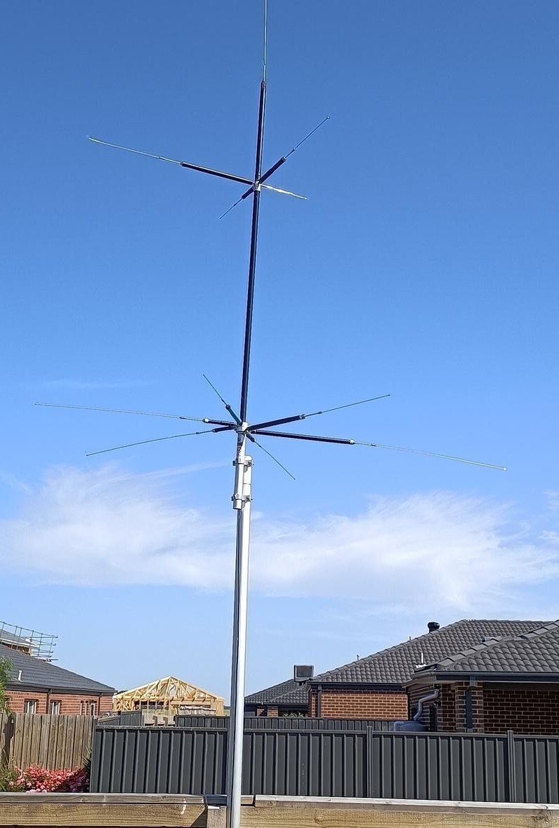 Harvest HVU-8 Eight Band (HF/VHF/UHF) Base Station Antenna