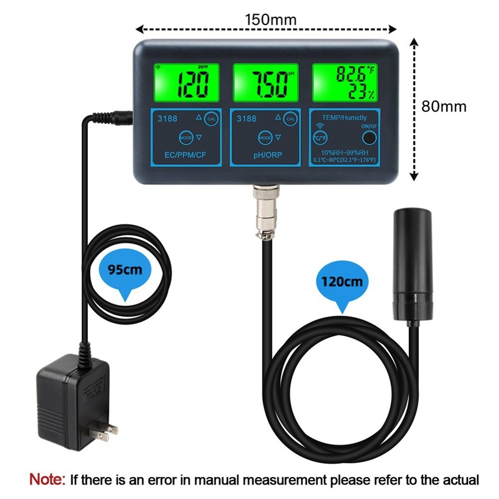 Tuya WiFi 7 In1 Water Quality Tester Multi-Parameter Water Analyzer4675
