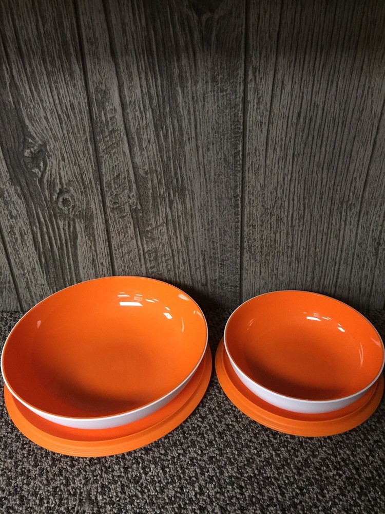 Tupperware “Radiance” Small/Medium Bowl Set With Seals